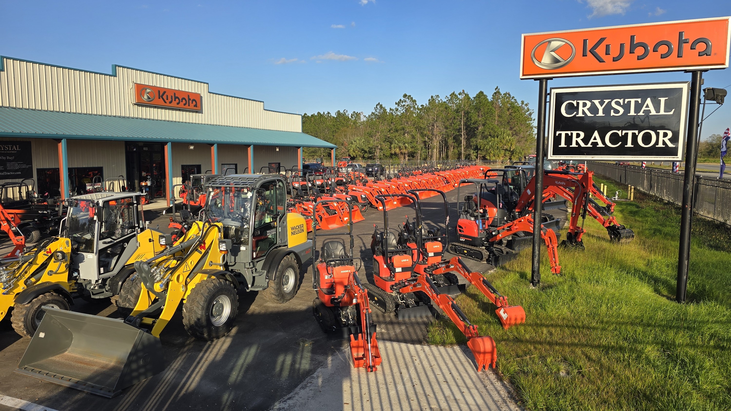 Streetview photograph of the Crystal Tractor & Equipment dealership in Hastings, FL