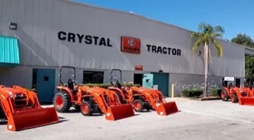 Streetview photograph of the Crystal Tractor & Equipment dealership in Leesburg, FL