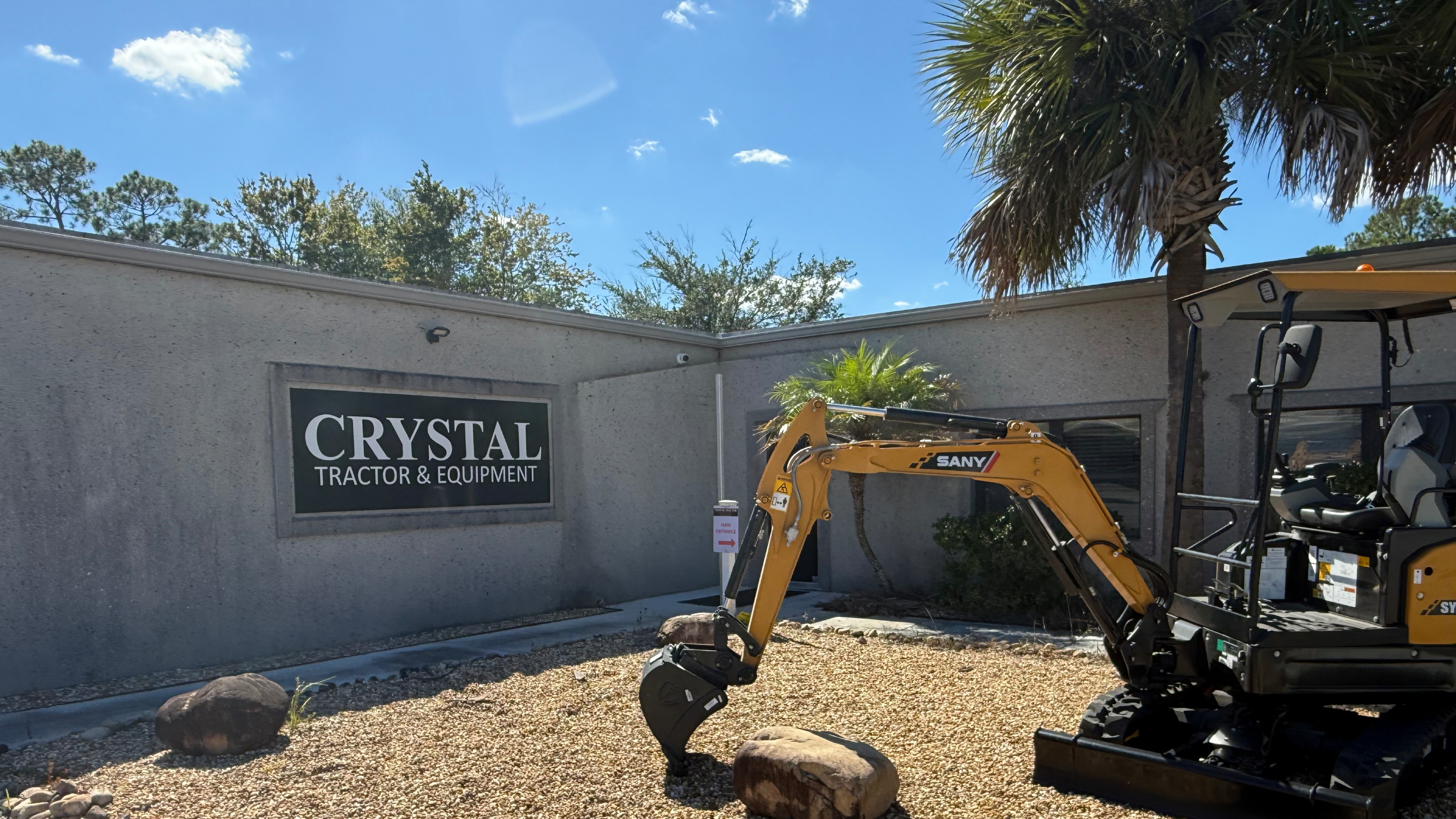 Streetview photograph of the Crystal Tractor & Equipment dealership in Jacksonville