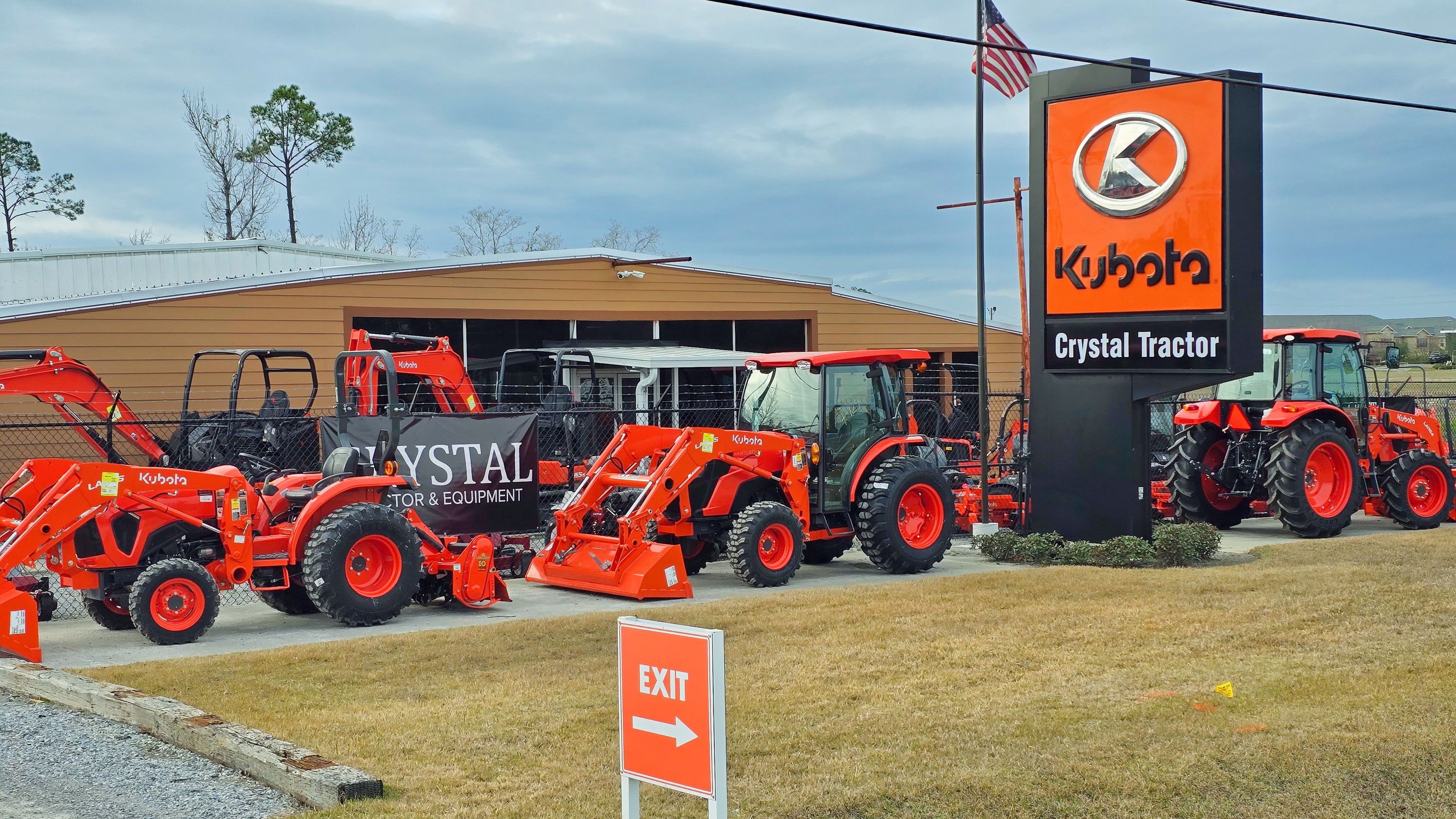 Streetview photograph of the Crystal Tractor & Equipment dealership in Panama City, FL